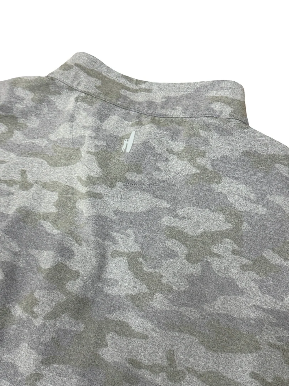 ✨ Johnnie-O Alabama Crimson Tide Gray Camo Quarter Zip Pullover Men’s Large - Picture 11 of 12